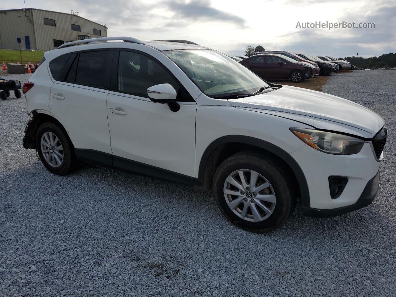 2015 Mazda Cx-5 Touring White vin: JM3KE4CY3F0538601