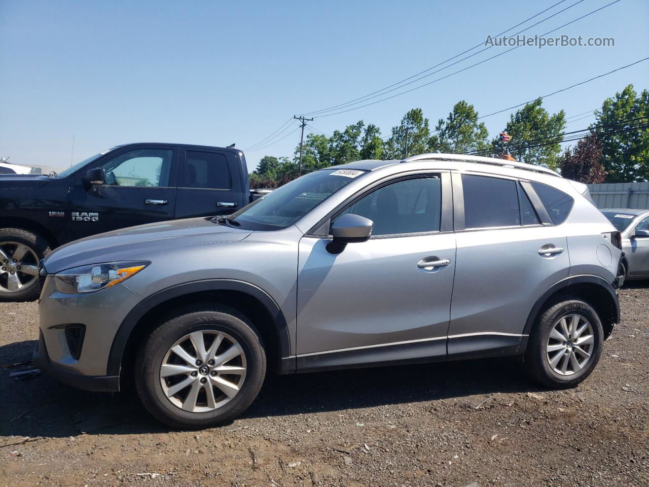 2015 Mazda Cx-5 Touring Gray vin: JM3KE4CY4F0454979