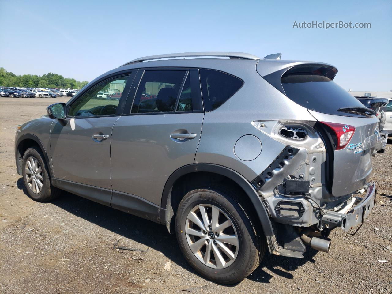 2015 Mazda Cx-5 Touring Gray vin: JM3KE4CY4F0454979