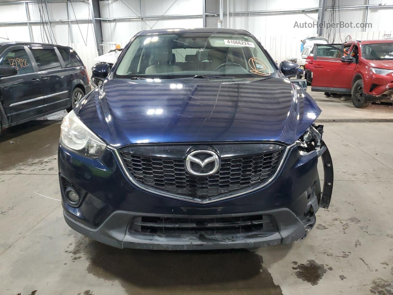 2015 Mazda Cx-5 Touring Blue vin: JM3KE4CY4F0476478