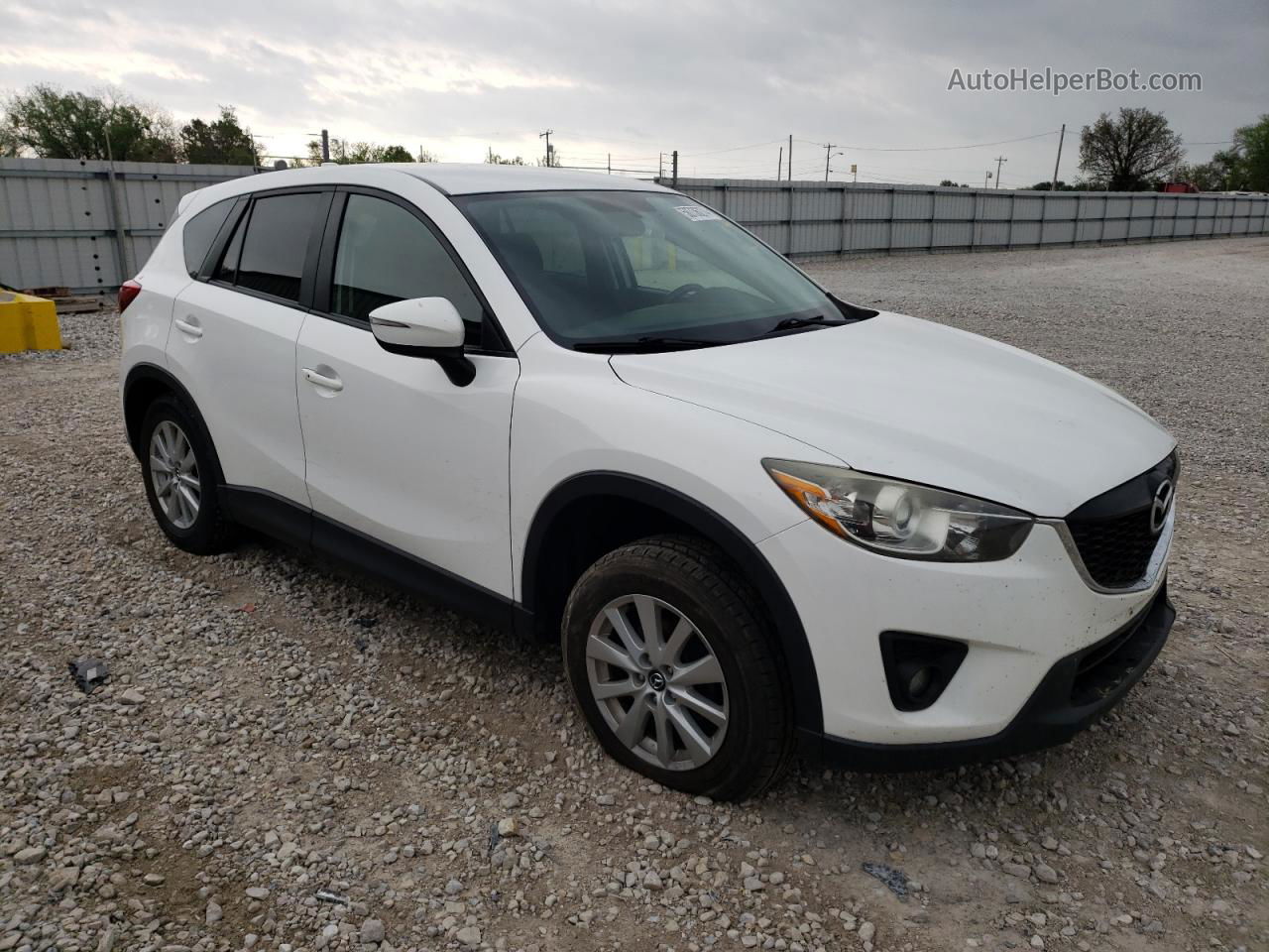 2015 Mazda Cx-5 Touring White vin: JM3KE4CY4F0538798