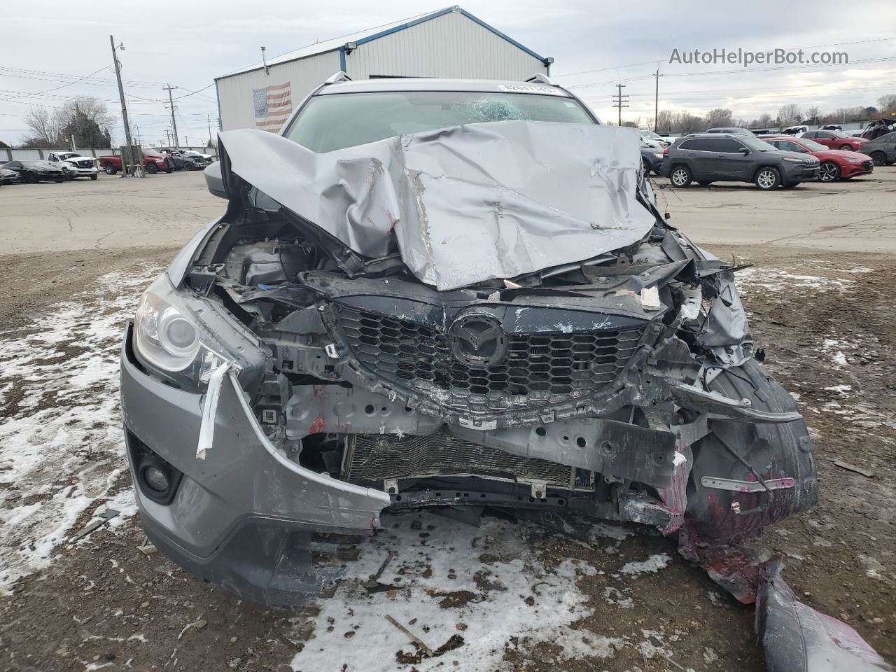 2015 Mazda Cx-5 Touring Silver vin: JM3KE4CY5F0459365