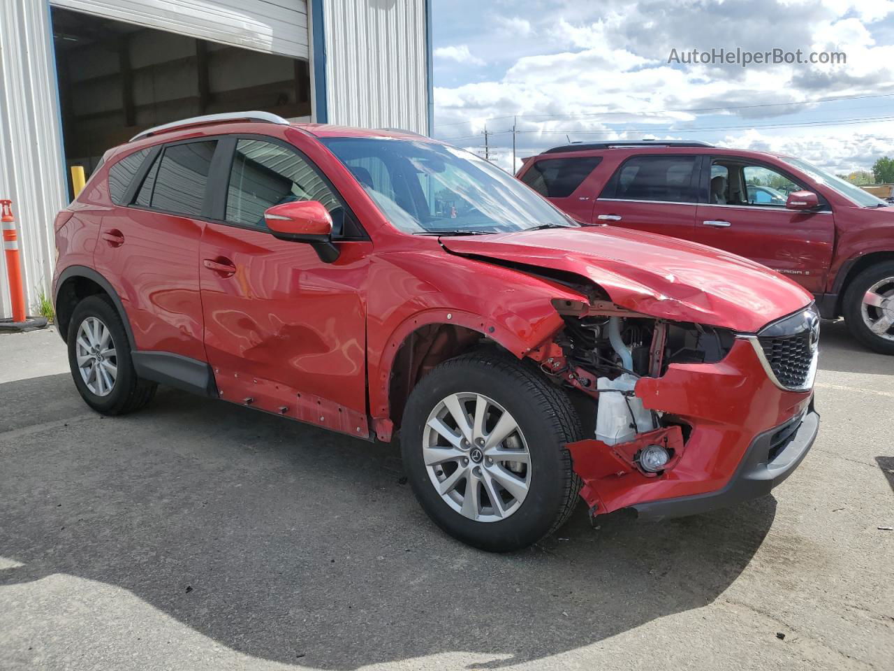 2015 Mazda Cx-5 Touring Red vin: JM3KE4CY5F0503378