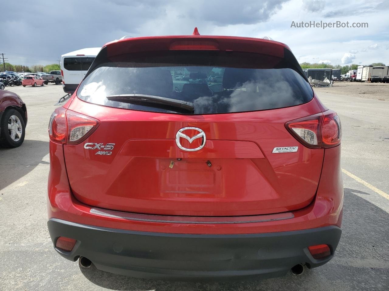 2015 Mazda Cx-5 Touring Red vin: JM3KE4CY5F0503378