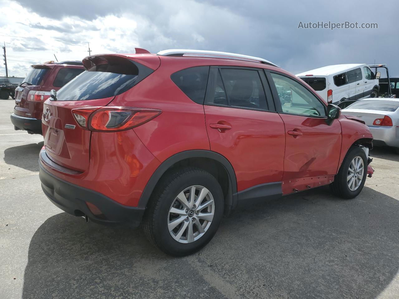 2015 Mazda Cx-5 Touring Red vin: JM3KE4CY5F0503378