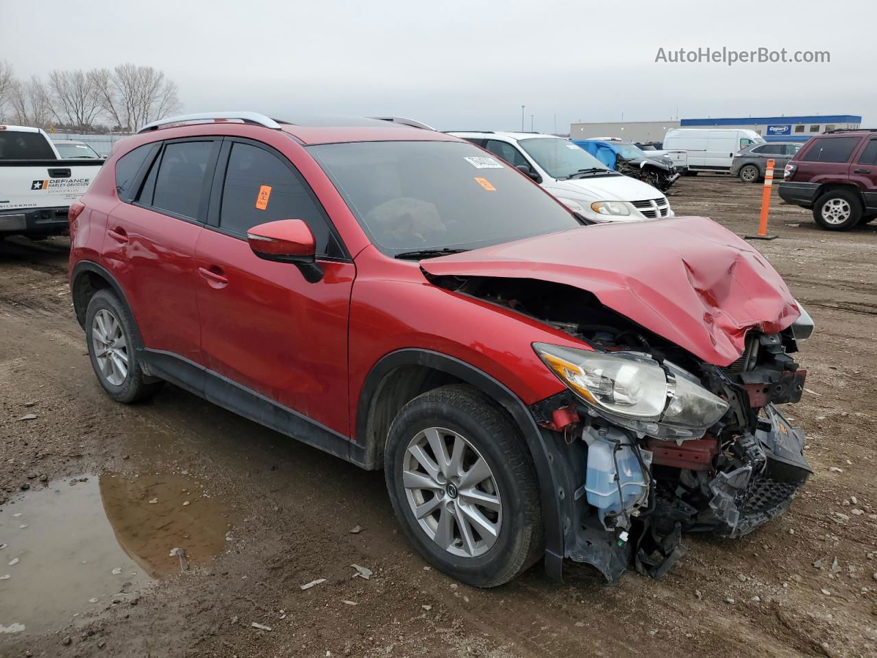 2015 Mazda Cx-5 Touring Red vin: JM3KE4CY5F0534825