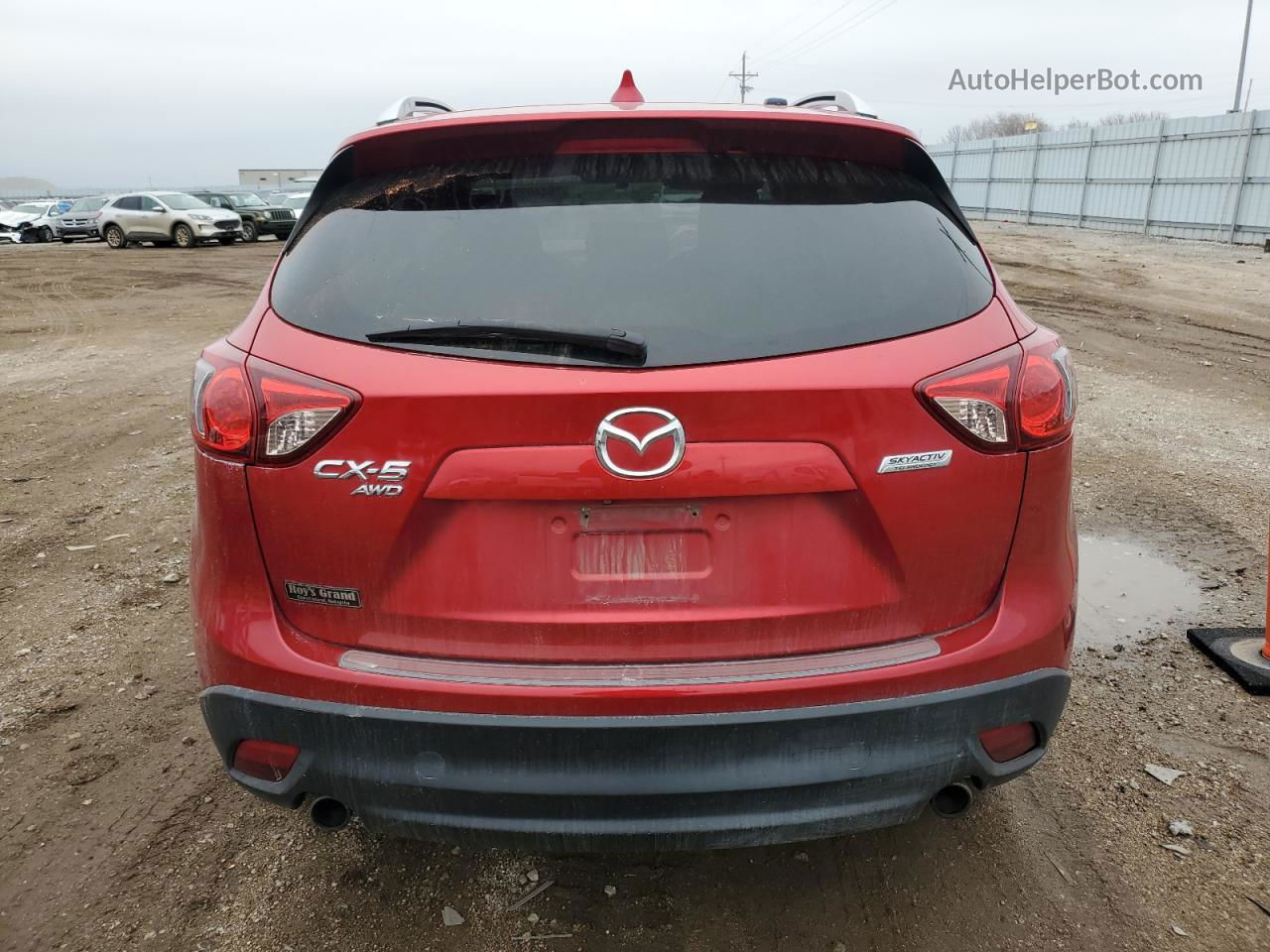 2015 Mazda Cx-5 Touring Red vin: JM3KE4CY5F0534825