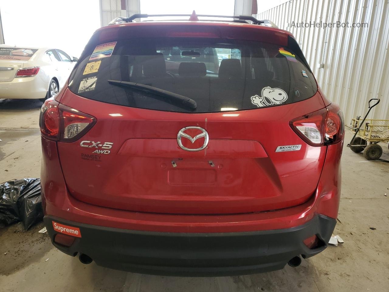 2015 Mazda Cx-5 Touring Red vin: JM3KE4CY5F0536977
