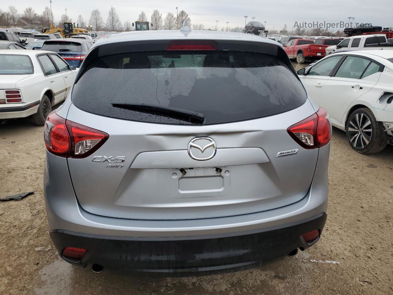 2016 Mazda Cx-5 Touring Silver vin: JM3KE4CY5G0918878