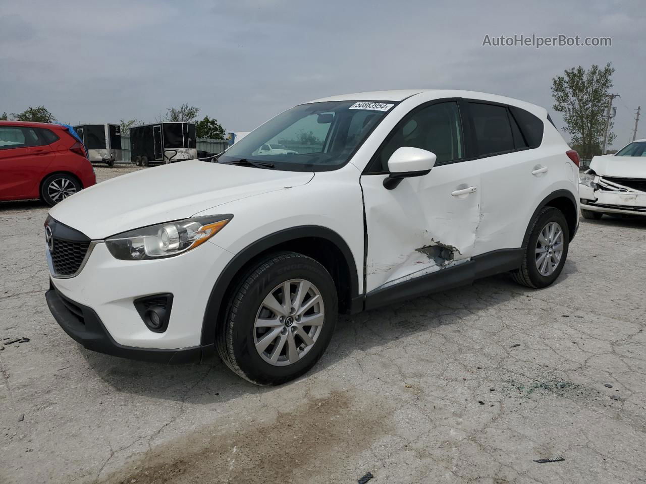 2015 Mazda Cx-5 Touring Белый vin: JM3KE4CY6F0452411