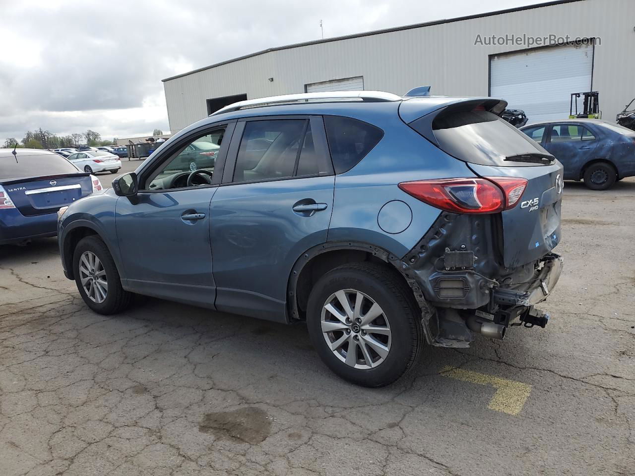 2015 Mazda Cx-5 Touring Blue vin: JM3KE4CY6F0457494