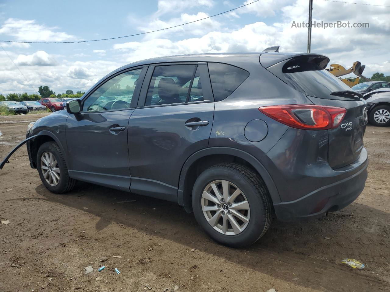 2015 Mazda Cx-5 Touring Gray vin: JM3KE4CY6F0515751