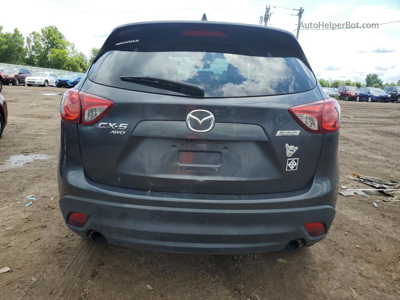 2015 Mazda Cx-5 Touring Gray vin: JM3KE4CY6F0515751