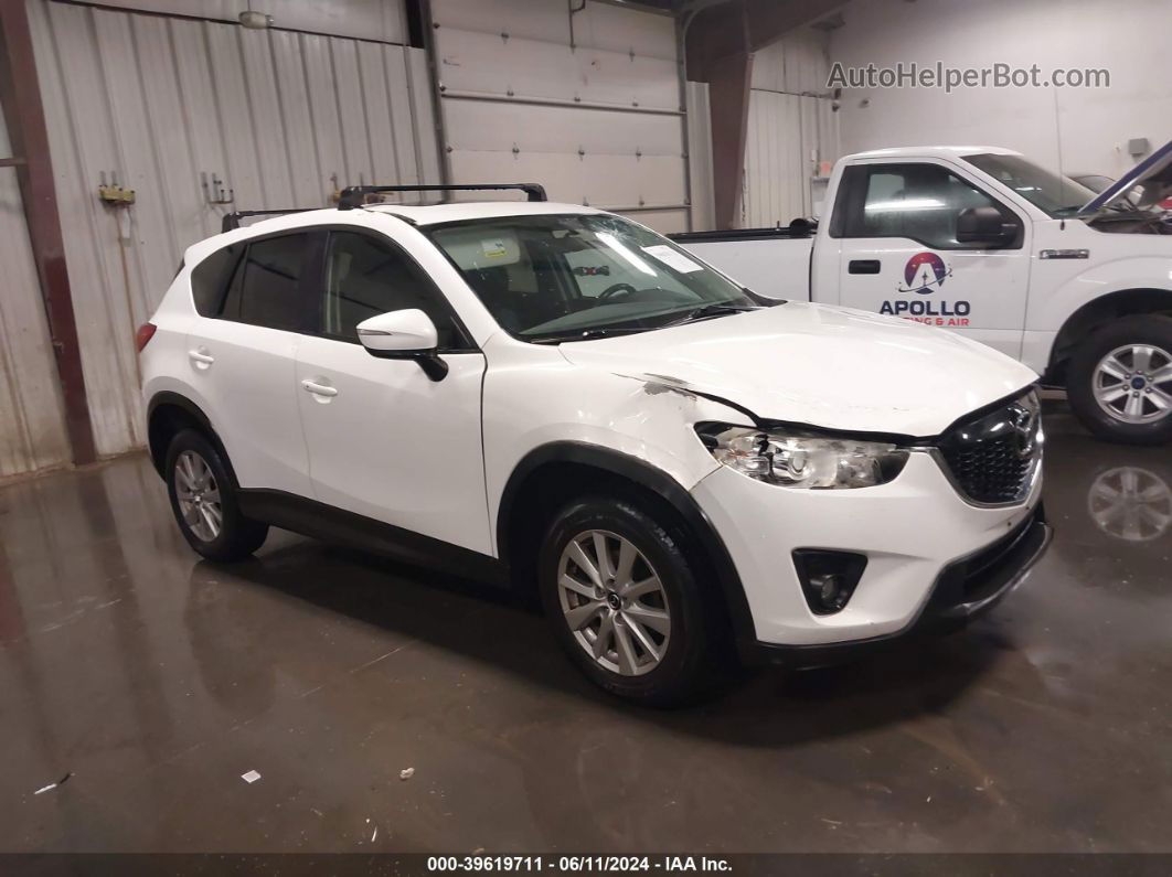 2015 Mazda Cx-5 Touring White vin: JM3KE4CY7F0496708