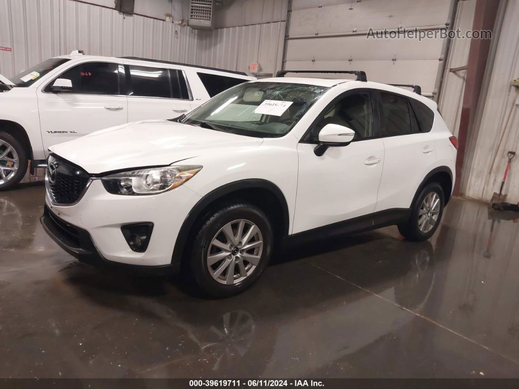 2015 Mazda Cx-5 Touring White vin: JM3KE4CY7F0496708