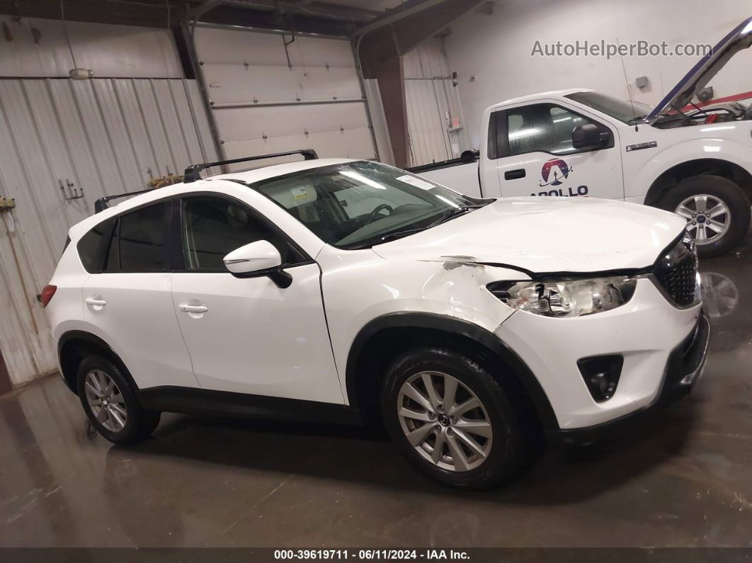 2015 Mazda Cx-5 Touring White vin: JM3KE4CY7F0496708