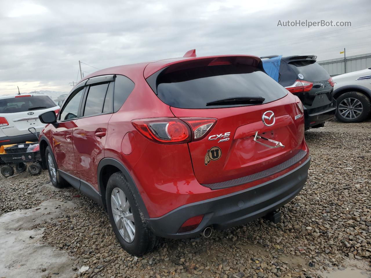 2015 Mazda Cx-5 Touring Red vin: JM3KE4CY7F0520201