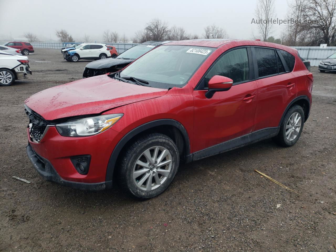 2015 Mazda Cx-5 Touring Red vin: JM3KE4CY7F0520389