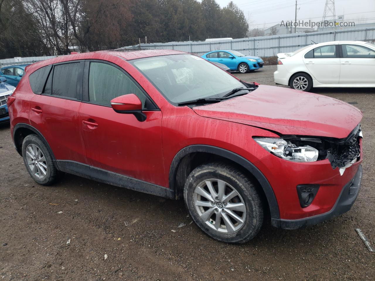 2015 Mazda Cx-5 Touring Red vin: JM3KE4CY7F0520389