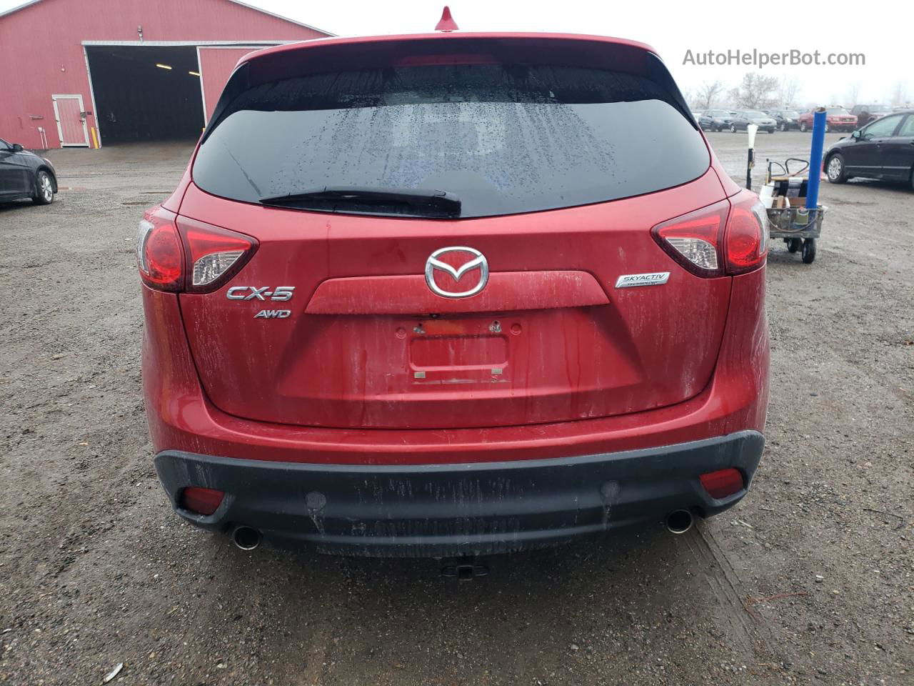 2015 Mazda Cx-5 Touring Red vin: JM3KE4CY7F0520389