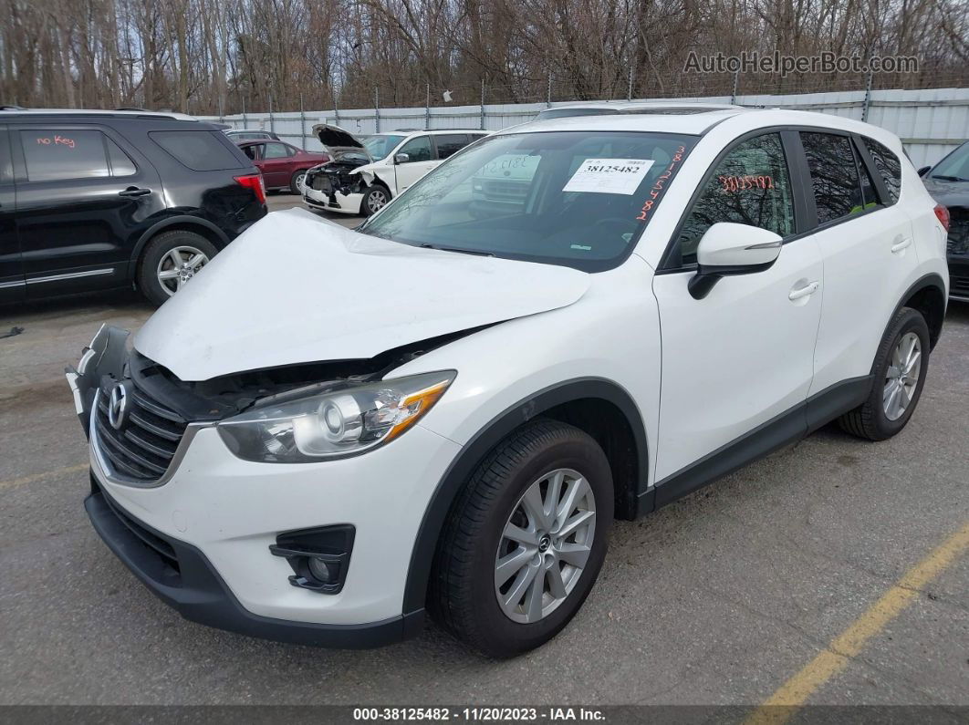 2016 Mazda Cx-5 Touring White vin: JM3KE4CY7G0602026