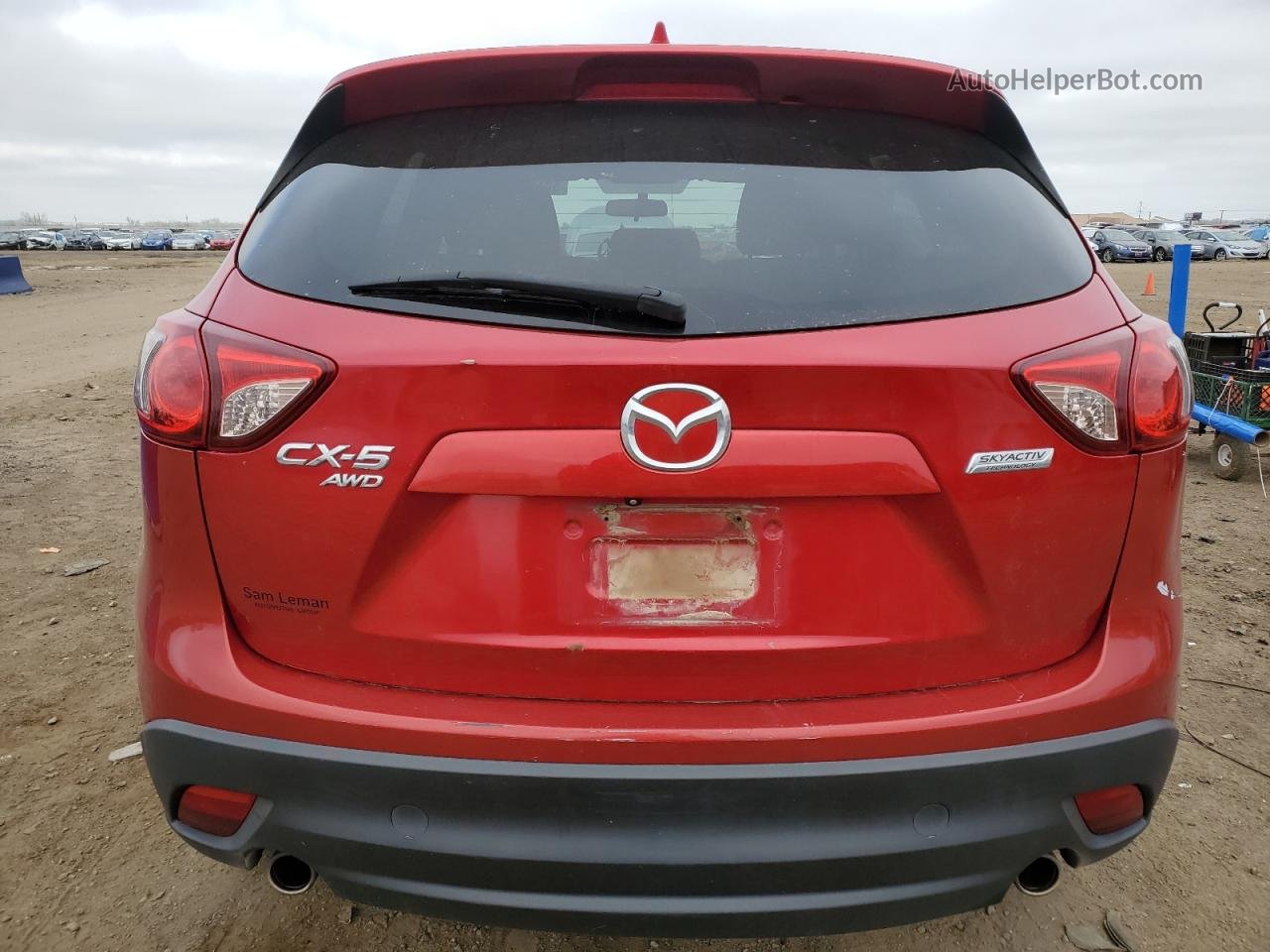 2015 Mazda Cx-5 Touring Red vin: JM3KE4CY8F0431396