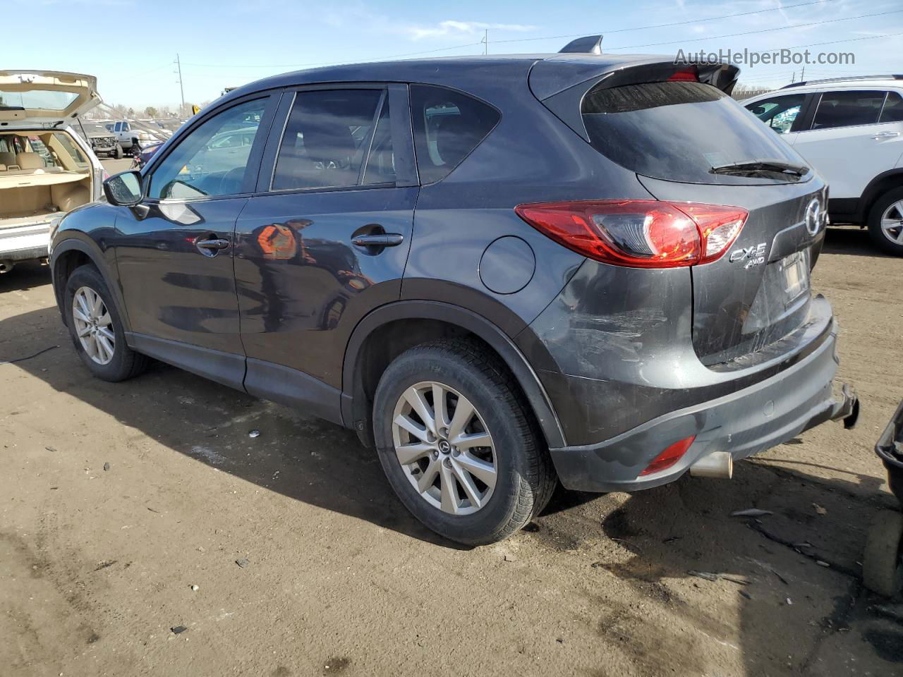 2015 Mazda Cx-5 Touring Gray vin: JM3KE4CY8F0495101