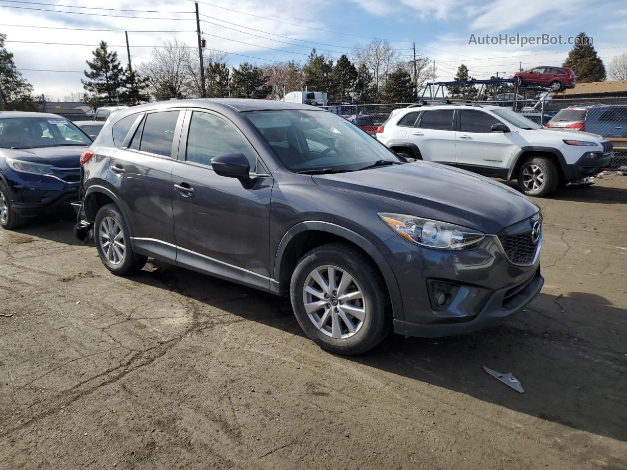 2015 Mazda Cx-5 Touring Gray vin: JM3KE4CY8F0495101