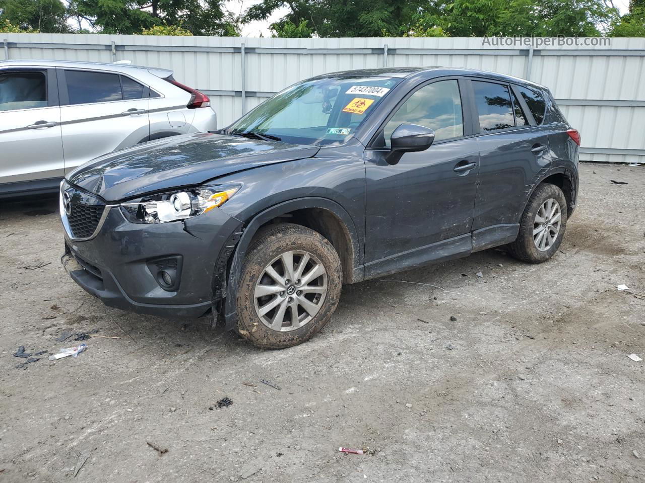 2015 Mazda Cx-5 Touring Gray vin: JM3KE4CY8F0543812