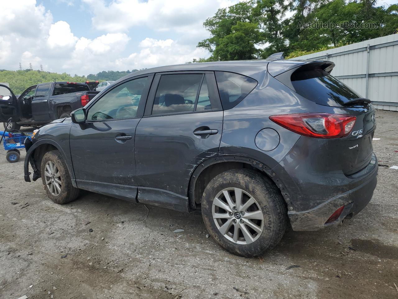 2015 Mazda Cx-5 Touring Gray vin: JM3KE4CY8F0543812