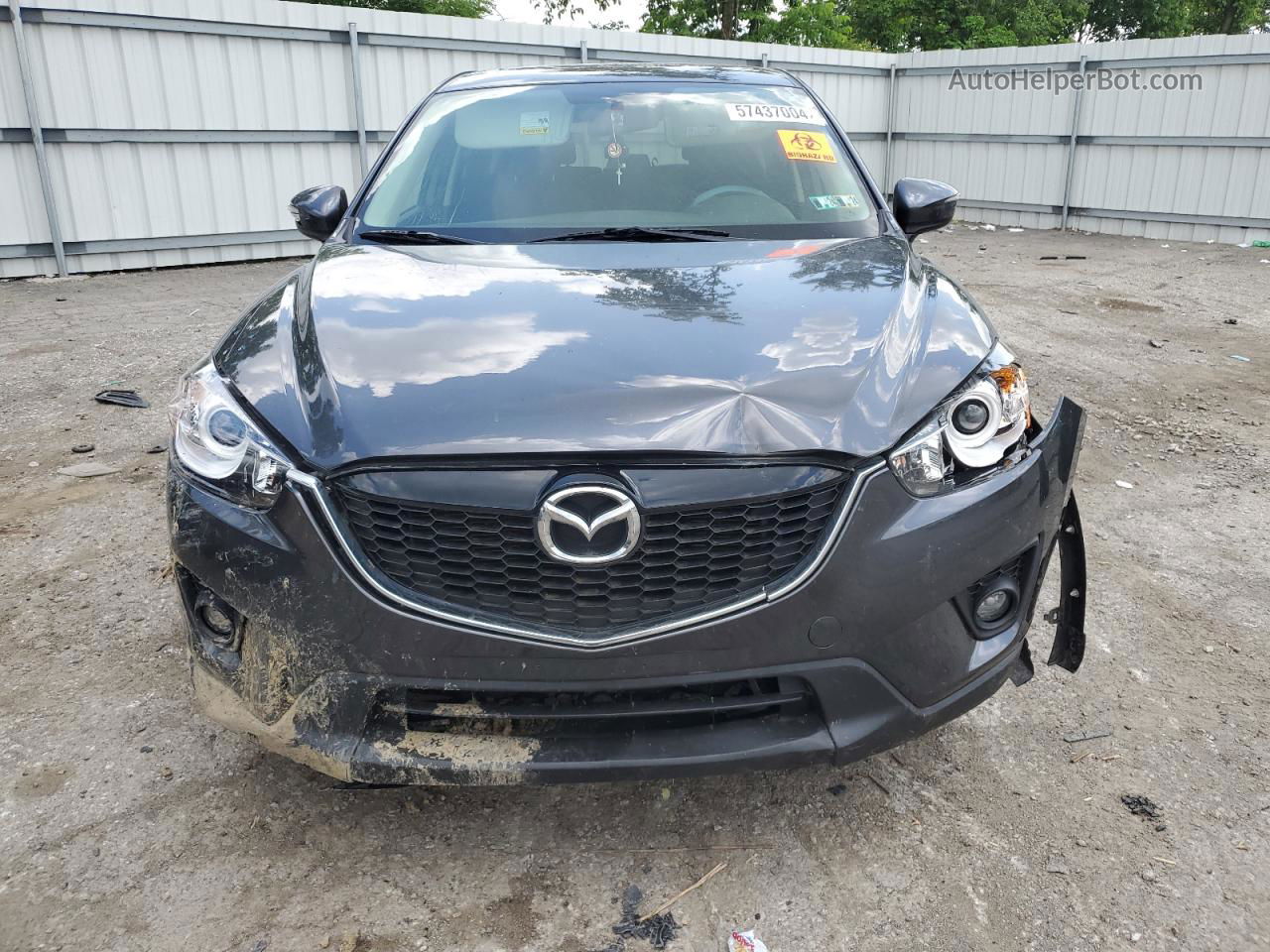 2015 Mazda Cx-5 Touring Gray vin: JM3KE4CY8F0543812