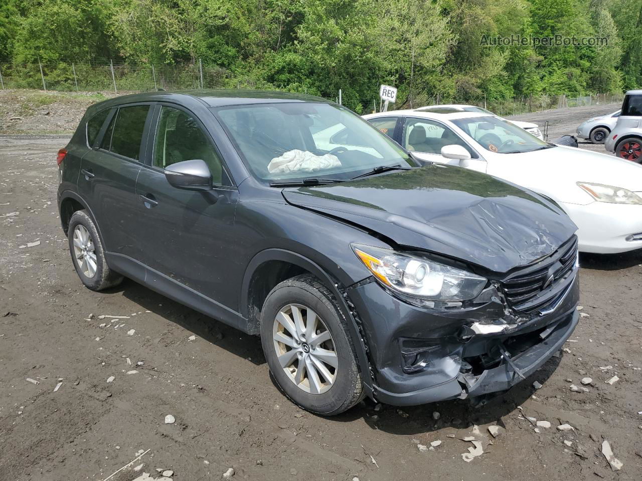 2016 Mazda Cx-5 Touring Gray vin: JM3KE4CY8G0846025