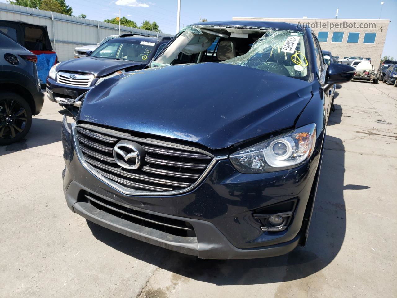 2016 Mazda Cx-5 Touring Blue vin: JM3KE4CY8G0912671