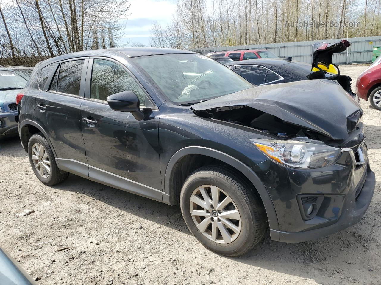 2015 Mazda Cx-5 Touring Черный vin: JM3KE4CYXF0465615