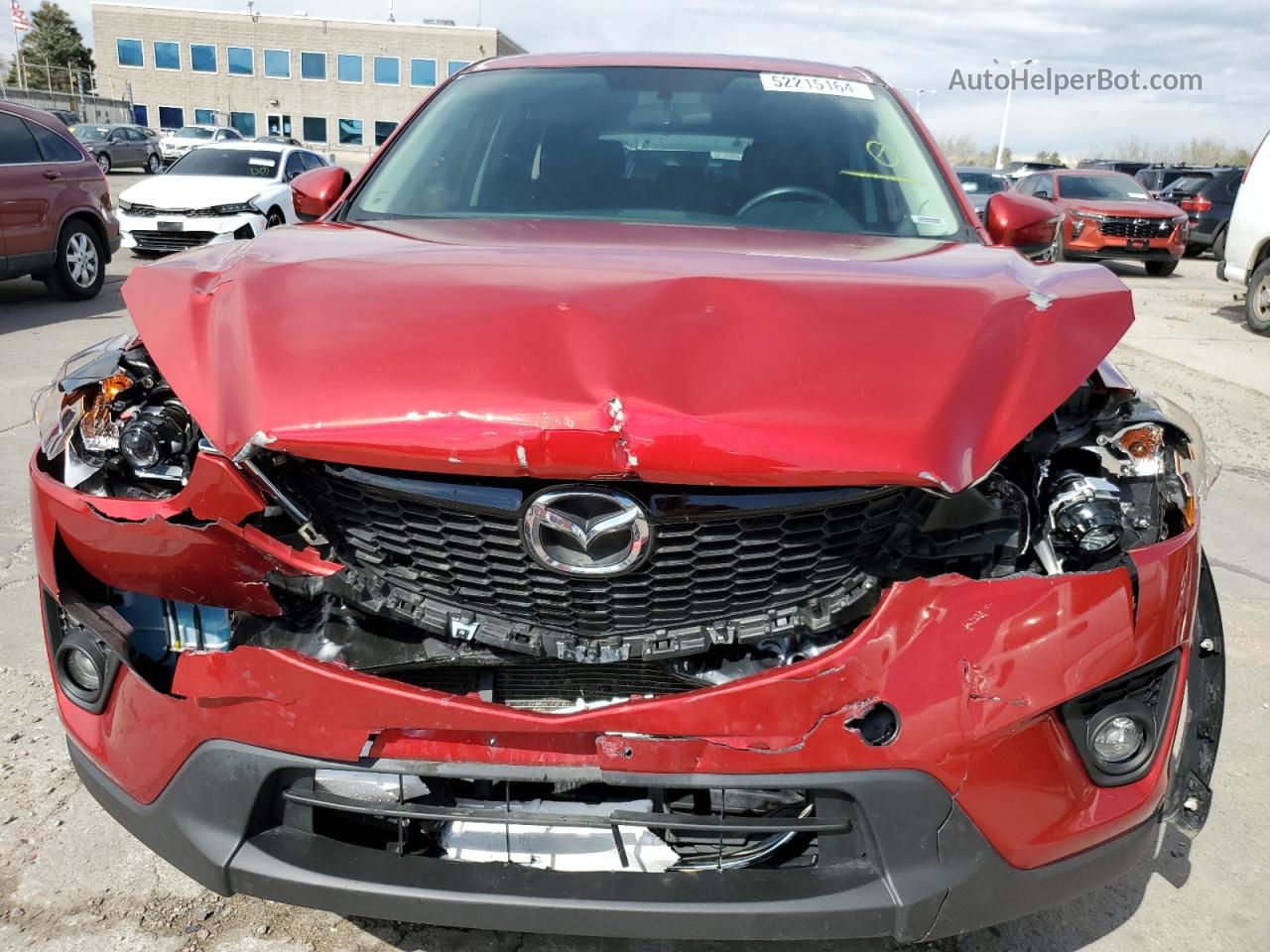 2015 Mazda Cx-5 Touring Red vin: JM3KE4CYXF0471656