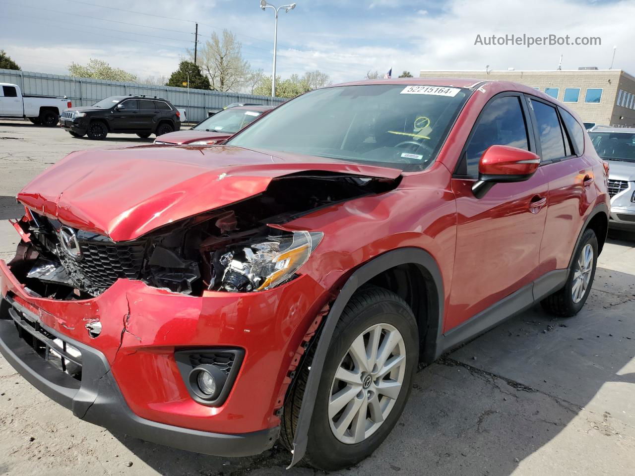 2015 Mazda Cx-5 Touring Red vin: JM3KE4CYXF0471656