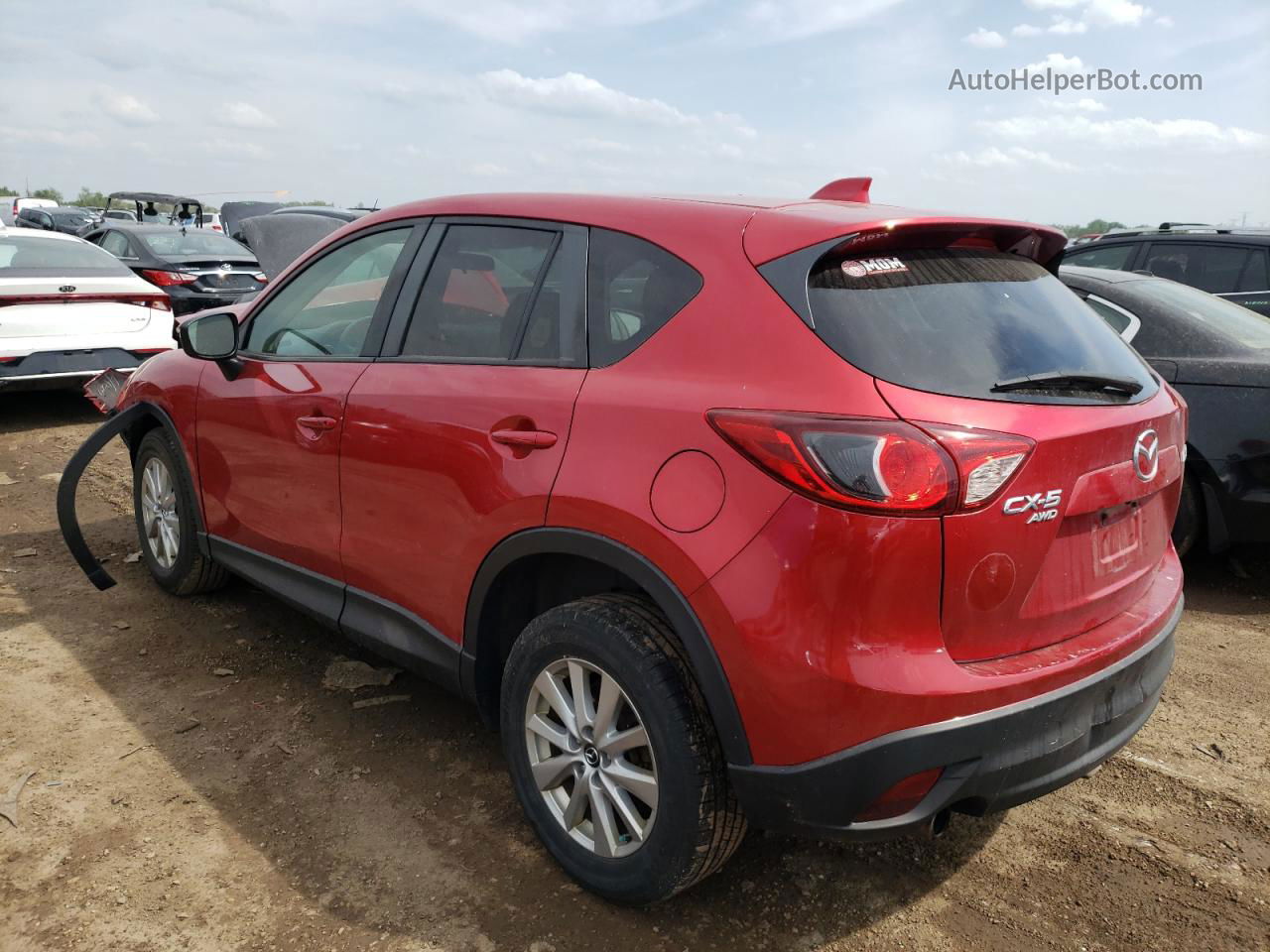 2015 Mazda Cx-5 Touring Red vin: JM3KE4CYXF0493219