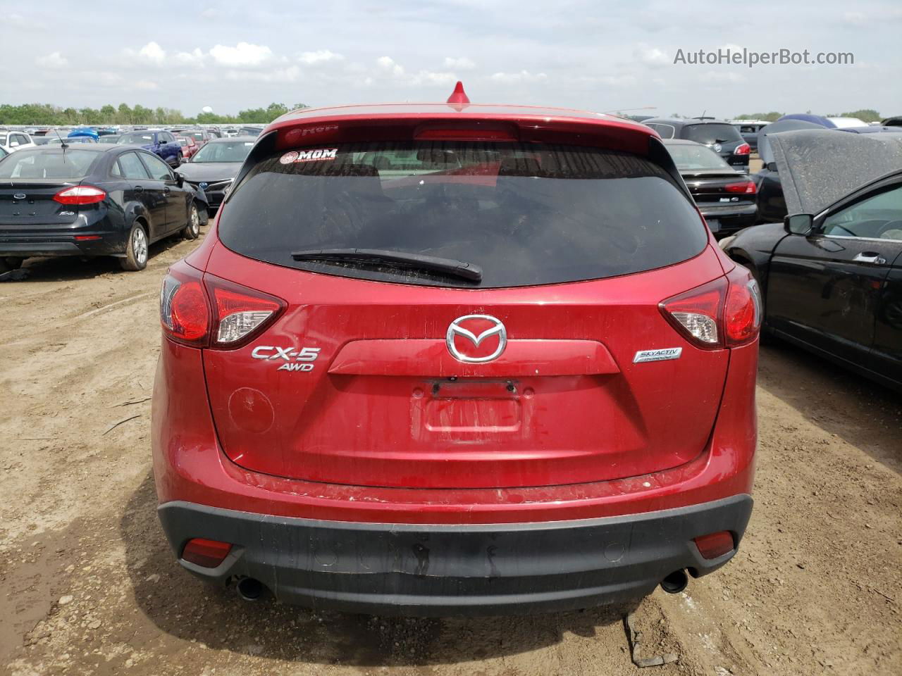 2015 Mazda Cx-5 Touring Red vin: JM3KE4CYXF0493219