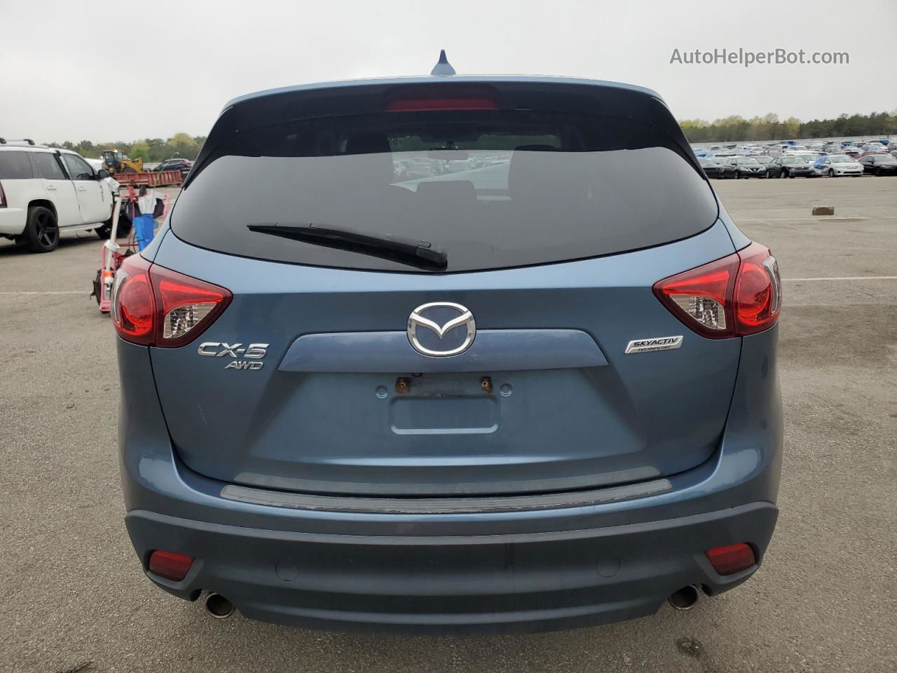 2016 Mazda Cx-5 Touring Blue vin: JM3KE4CYXG0696502