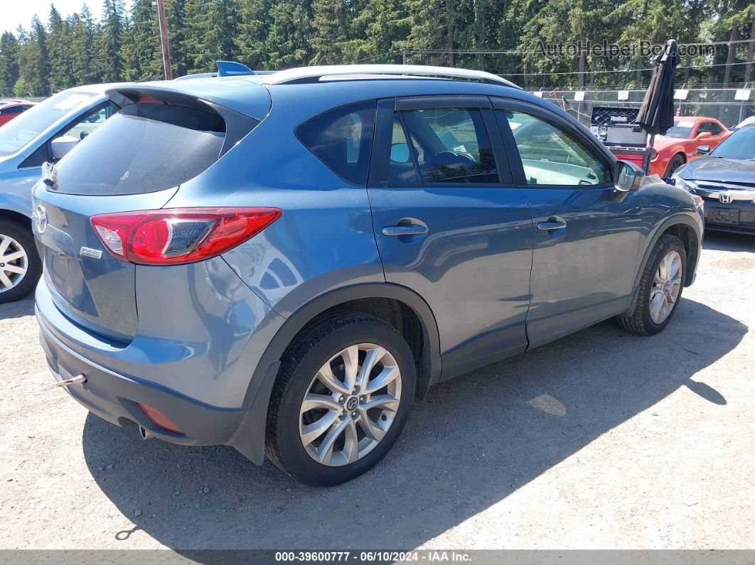 2015 Mazda Cx-5 Grand Touring Blue vin: JM3KE4DY0F0443685