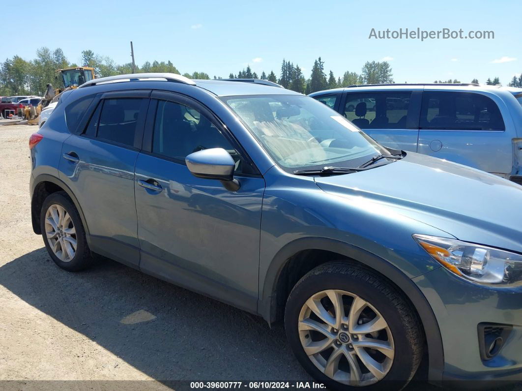 2015 Mazda Cx-5 Grand Touring Blue vin: JM3KE4DY0F0443685