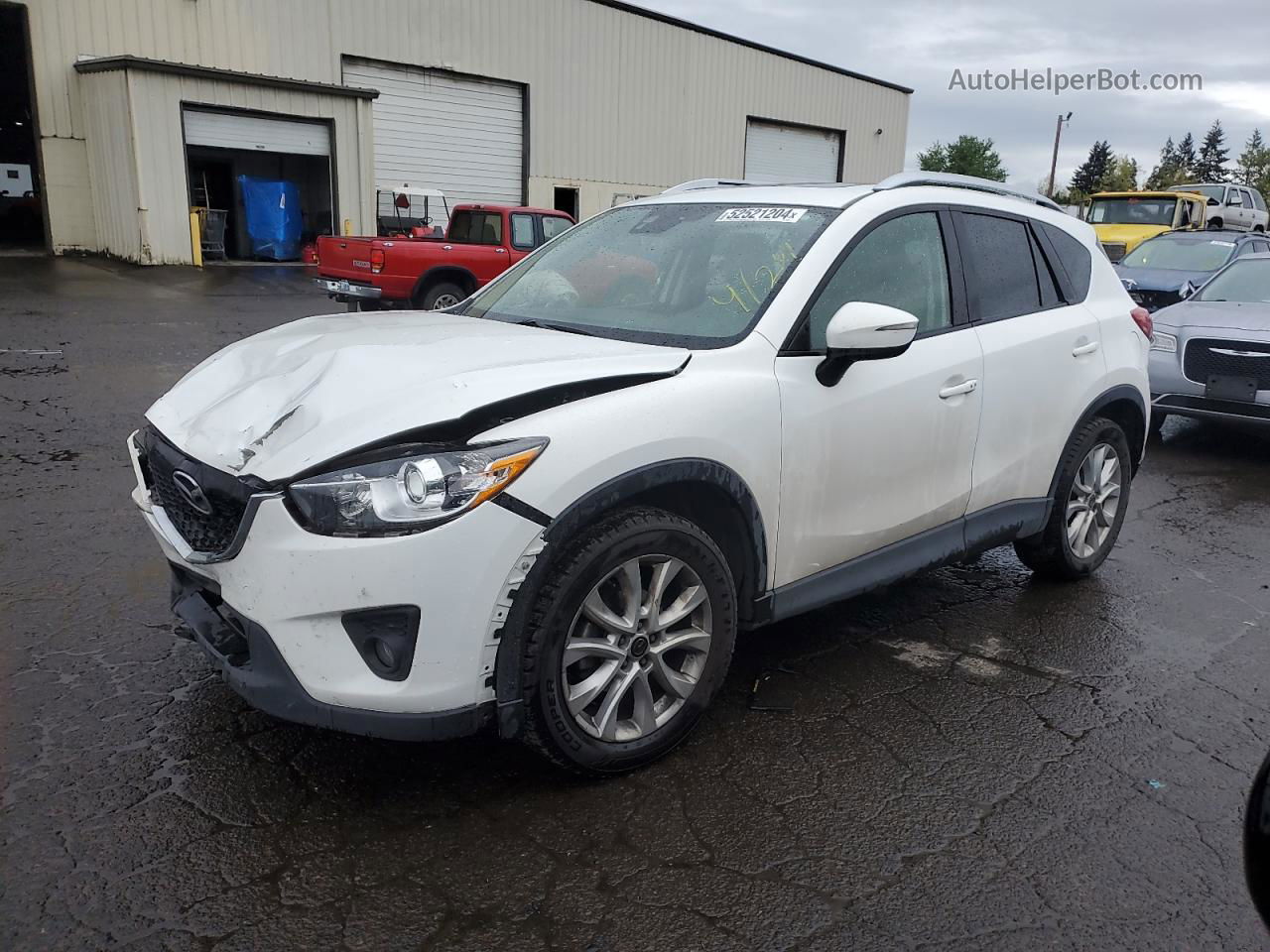 2015 Mazda Cx-5 Gt White vin: JM3KE4DY0F0484902