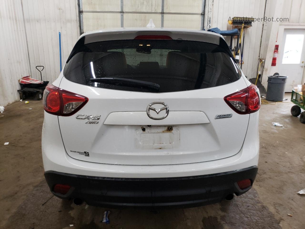 2015 Mazda Cx-5 Gt White vin: JM3KE4DY0F0504470