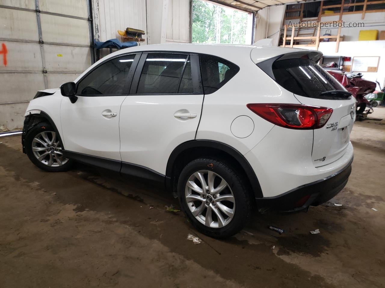 2015 Mazda Cx-5 Gt White vin: JM3KE4DY0F0504470