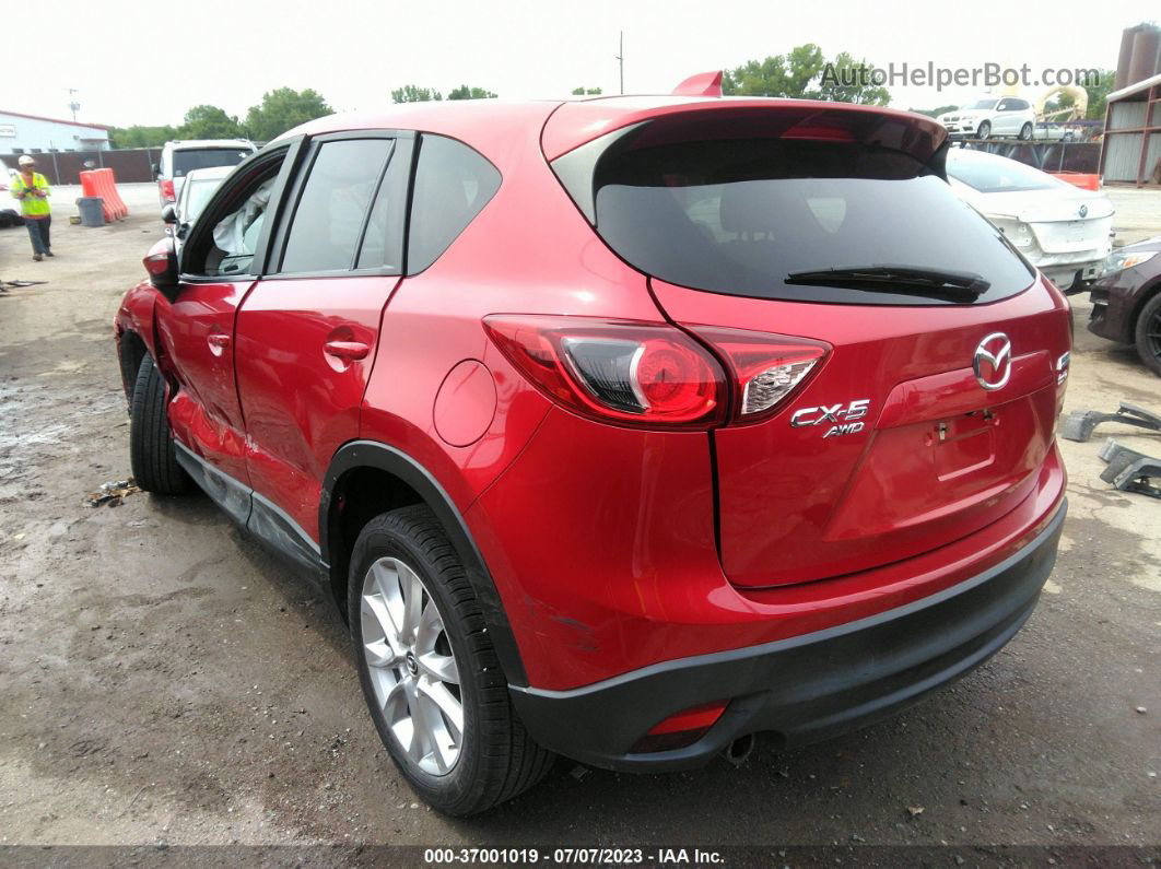 2015 Mazda Cx-5 Grand Touring Red vin: JM3KE4DY0F0506347