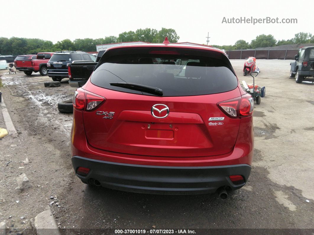 2015 Mazda Cx-5 Grand Touring Red vin: JM3KE4DY0F0506347