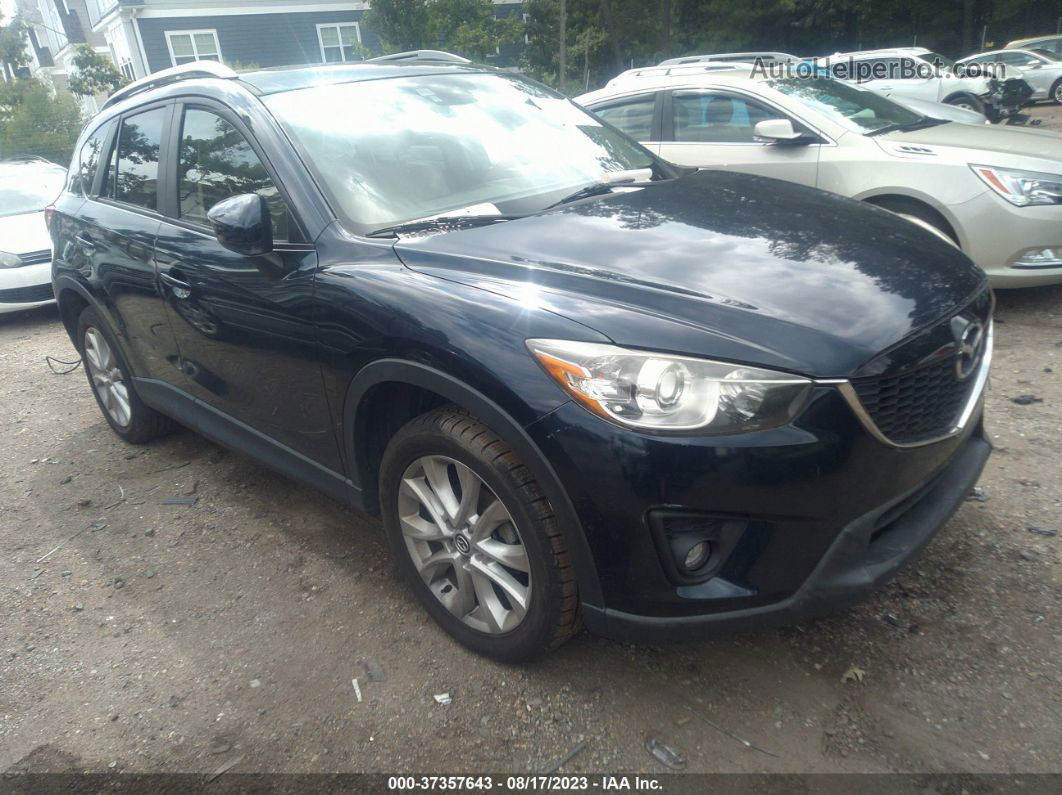 2015 Mazda Cx-5 Grand Touring Dark Blue vin: JM3KE4DY0F0535184