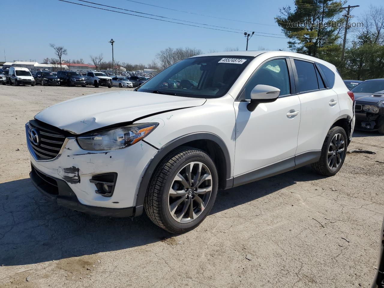 2016 Mazda Cx-5 Gt White vin: JM3KE4DY0G0834823