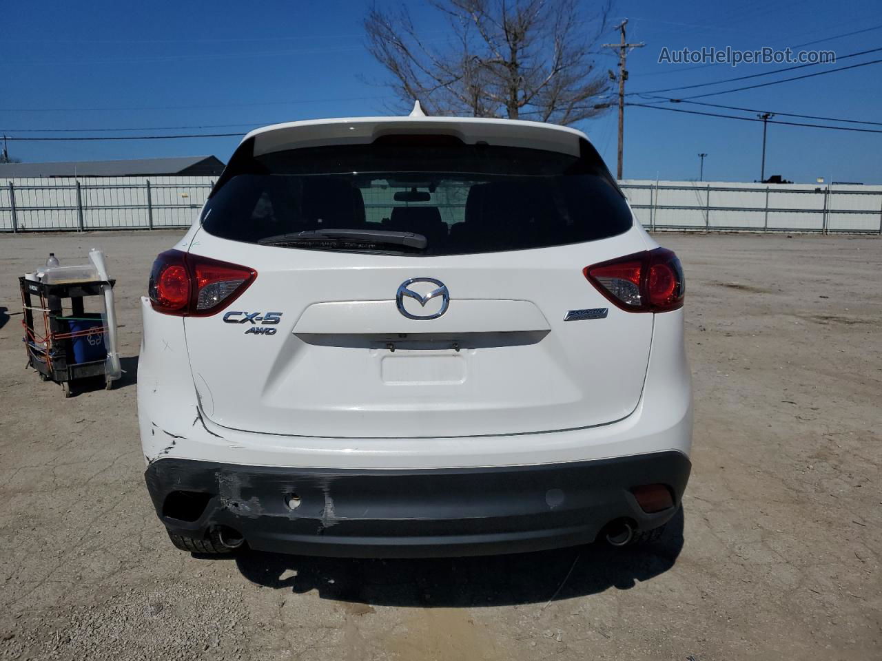 2016 Mazda Cx-5 Gt White vin: JM3KE4DY0G0834823