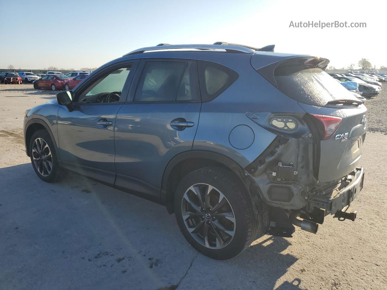 2016 Mazda Cx-5 Gt Синий vin: JM3KE4DY1G0770341